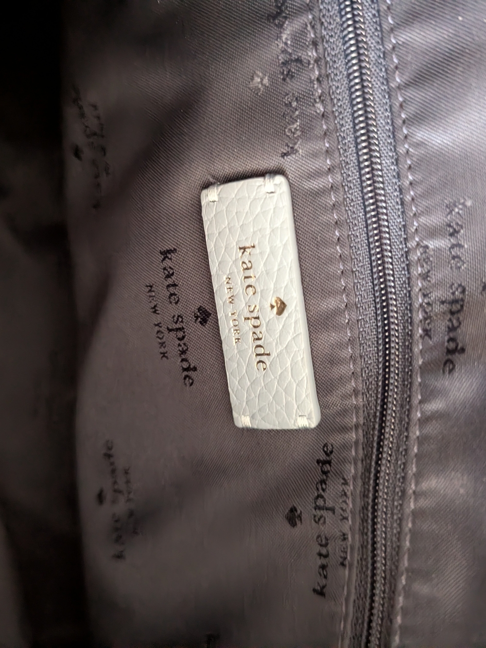 kate spade Light Blue Pebbled Leather Satchel - Picture 7 of 11